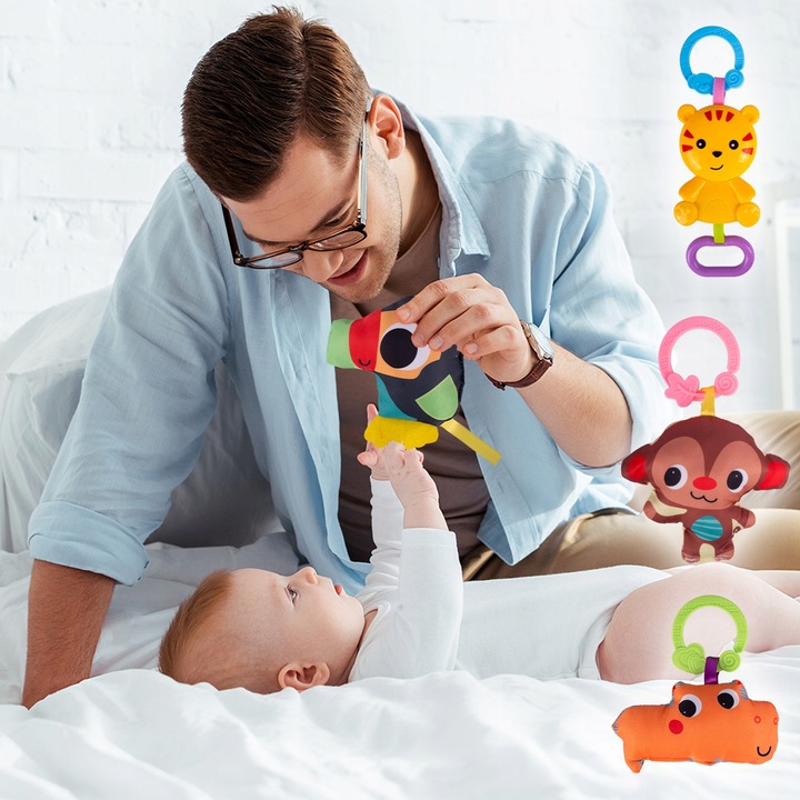 MATA EDUKACYJNA DLA NIEMOWLĄT INTERAKTYWNA 5W1 DUŻA DŻUNGLA