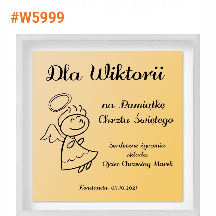 Złoty Krzyżyk z Łańcuszkiem na Chrzest dla Chłopca 585 Pamiątka Chrztu