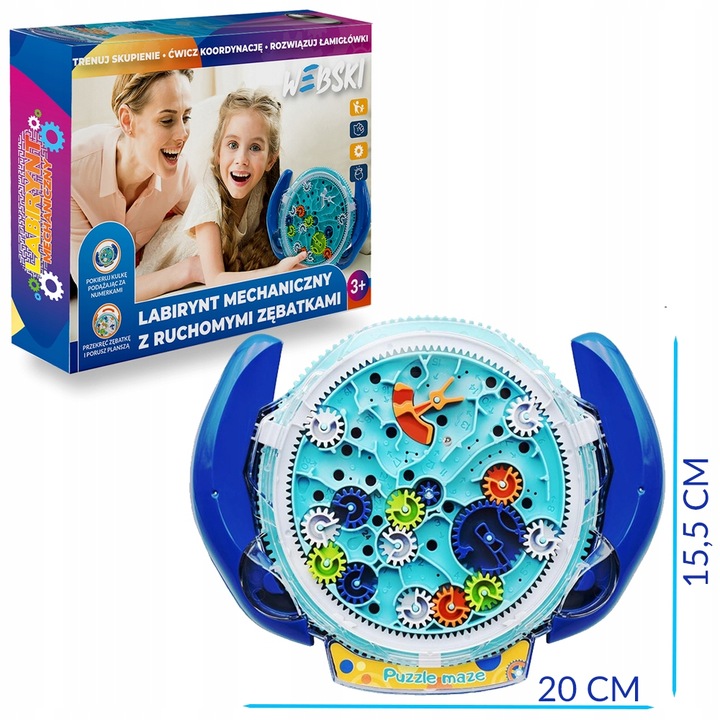 NAJLEPSZY PREZENT DLA 3 4 5 6 7 8 9 LATKA Gra logiczna Labirynt 3D ZABAWKA