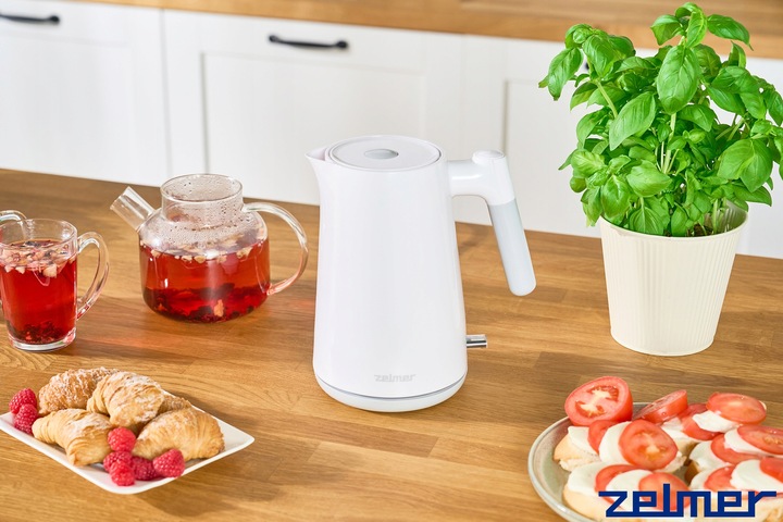 CZAJNIK ELEKTRYCZNY ZELMER BEZPRZEWODOWY STAL NIERDZEWNA CICHY 1L 2200W