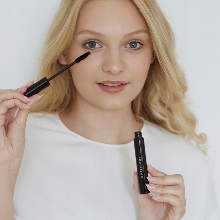 TUSZ DO RZĘS ze szczoteczką olej rycynowy WYDŁUŻAJĄCY czarny NUTRIDOME