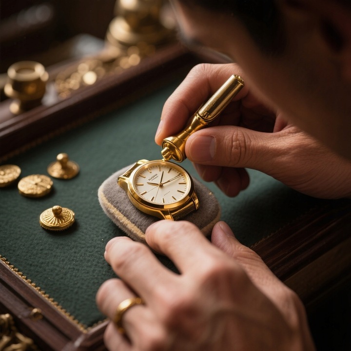 ZEGAREK CASIO ZŁOTY, POZŁACANY 24 KARATOWYM PRAWDZIWYM ZŁOTEM + GRAWER