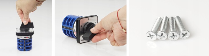 ŁĄCZNIK KRZYWKOWY L-0-P 32A 3P LEWO PRAWO TABLICOWY 3F IP65