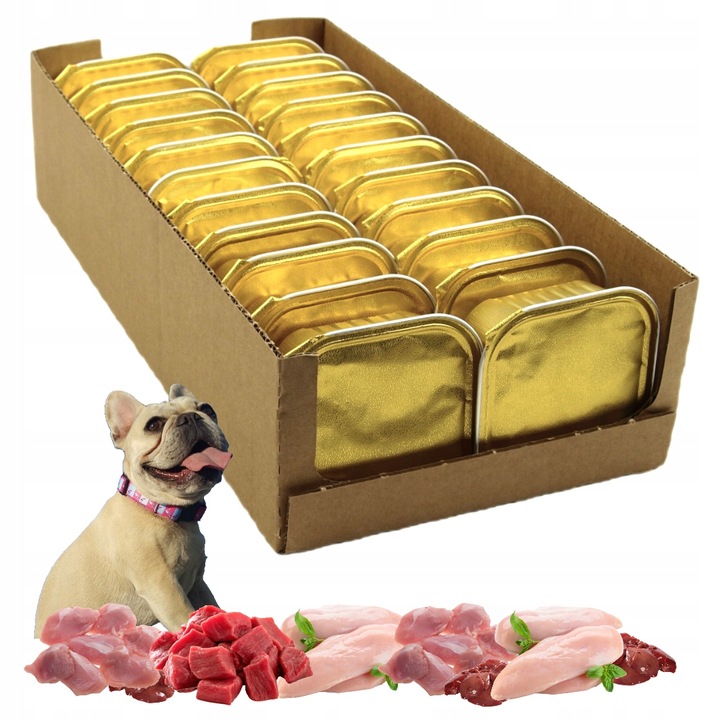 Karma Mokra Dla Psa Tacka Zestaw 22 x 150 g karma ekonomiczna 3,3 kg