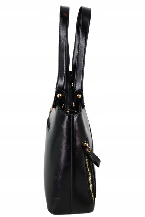 Torebka damska klasyczna teczka duża A4 wiele kieszeni wielozadaniowa