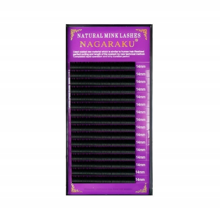 Rzęsy Nagaraku D, 0.07, 13