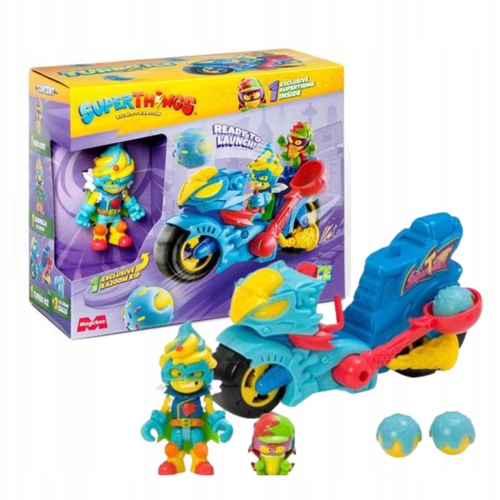 Super Zings Superthings Turbo Ice Pojazd Figurki Kazoom Kid Mad Cone