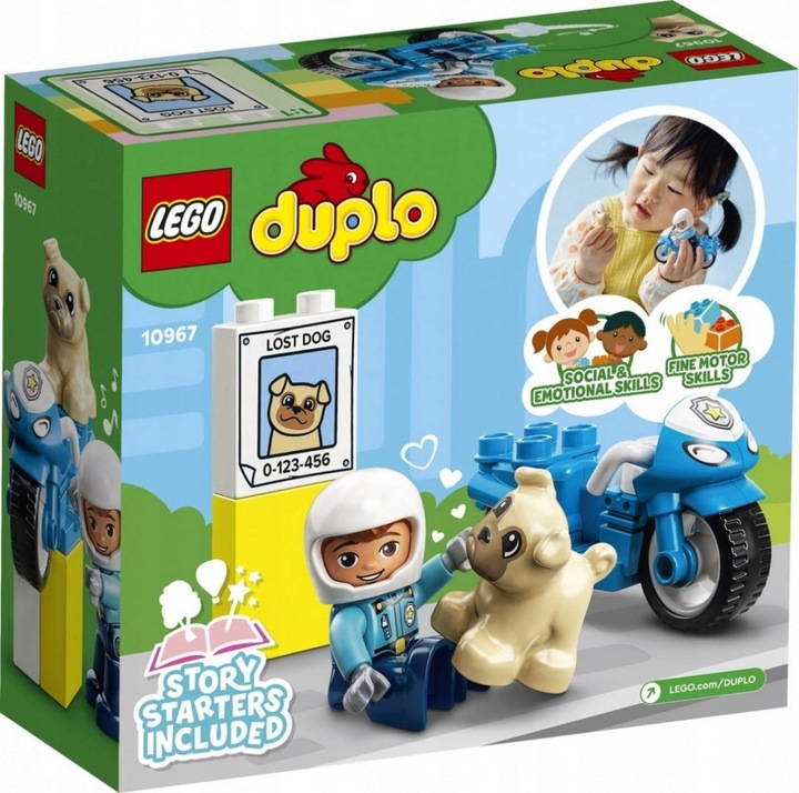 LEGO Duplo 10967 Motocykl policyjny