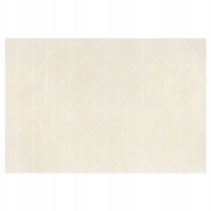 Dwustronna Mata Piankowa Składana 180x120 Urocze Miasteczko/Piaskowy Beż