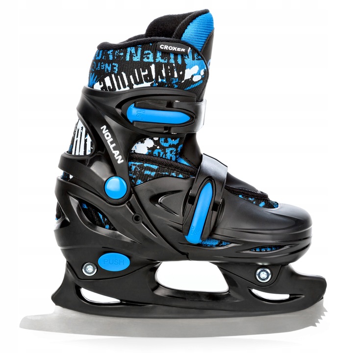 Rolki Wrotki Łyżwy Regulowane 4w1 Croxer Nollan 26-29 Kółko LED