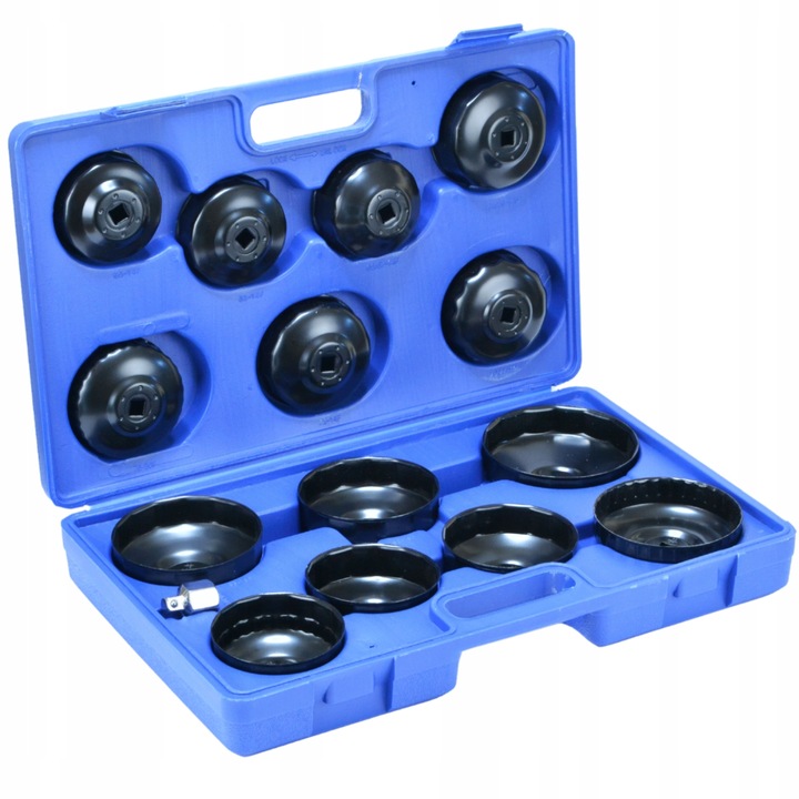 ZESTAW KLUCZY NASADEK W WALIZCE DO ODKRĘCANIA FILTRÓW OLEJU 15 ELEMENTÓW BL