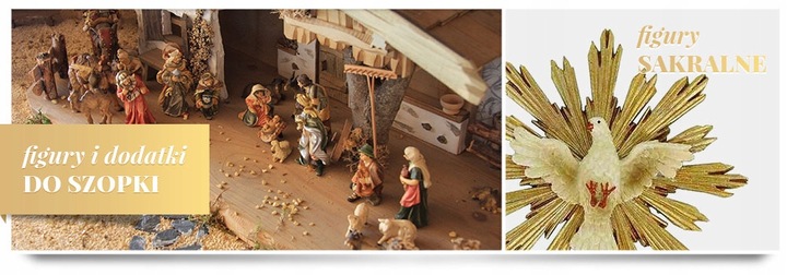 CUDOWNE Figurki do Szopki KOLOROWE, 11-części - maks. 7,0cm wysokie