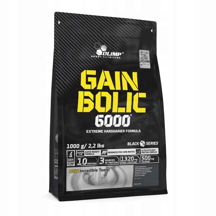 OLIMP GAIN BOLIC 6000 2000g BANAN GAINER MASA SIŁA