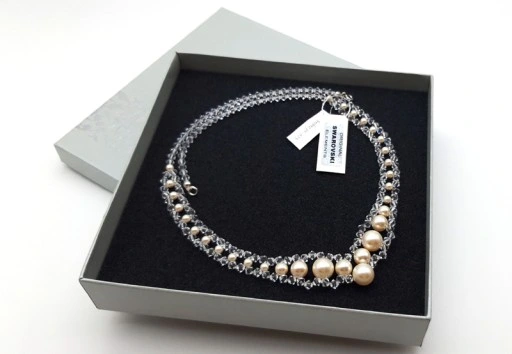 komplet biżuterii pudrowy róż SREBRO PERŁY CYRKONI