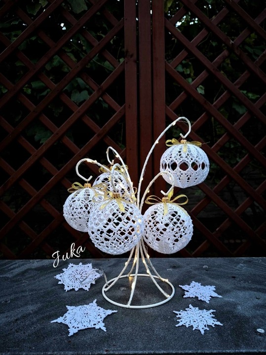 STOJAK|WIESZAK mocny DEKORACJA choinka OZDOBA handmade 35CM ZŁOTY MAT