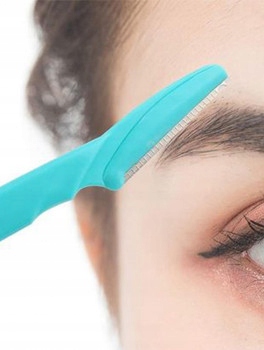 Nożyk Trymer Brzytwa do Regulacji Brwi 1szt Blue