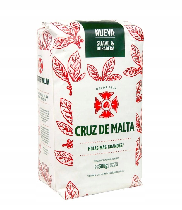 Yerba Mate Cruz de Malta Elaborada Con Palo 0,5 kg