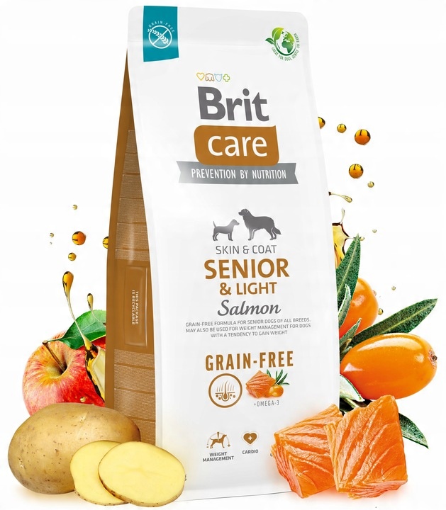 BRIT CARE Senior & Light Salmon 12kg