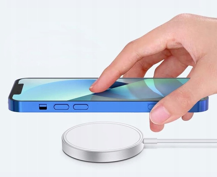 ŁADOWARKA MAGSAFE INDUKCYJNA DO IPHONE 11 12 13 14 15 QI TYP C SIECIOWA 15W