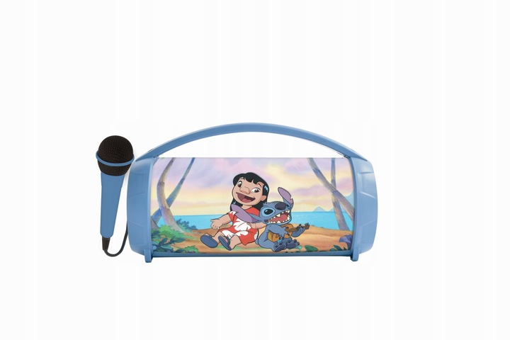 Disney Stitch mobilny głośnik bluetooth z mikrofonem karaoke