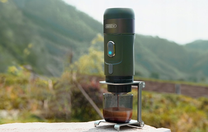 Przenośny Ekspres Do Kawy Hibrew H4b Gn Z Akumulatorem 3w1 15bar 60ml Etui