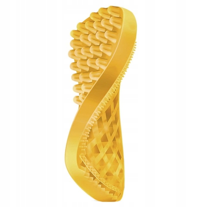 Szczotka dla psa Pet+Me Medium Silicone Yellow