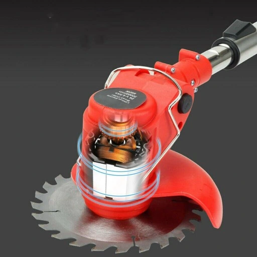 TELESKOPOWA ELEKTRYCZNA BEZPRZEWODOWA PODKASZARKA 650 W MOCNA+2*3000mAh AKU