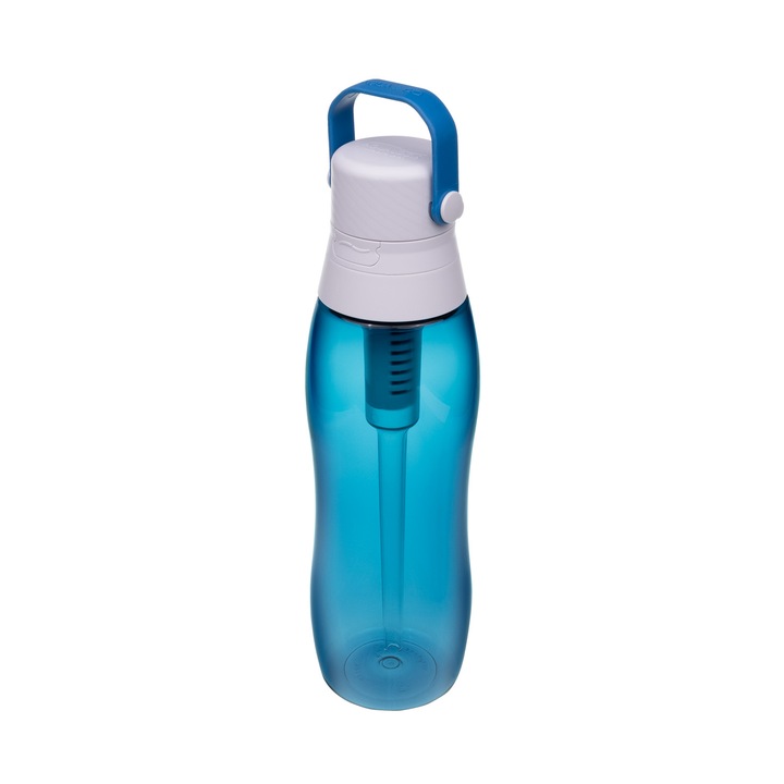 Butelka Filtrująca Na Wodę Bidon Aqualogis Aqua&Go Tritan - Granatowa 750ml