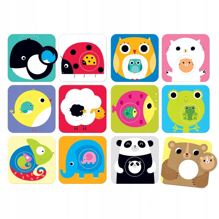 Puzzle CzuCzu puzzle z dziurką 24 elementów Puzzle z dziurką Maluchy