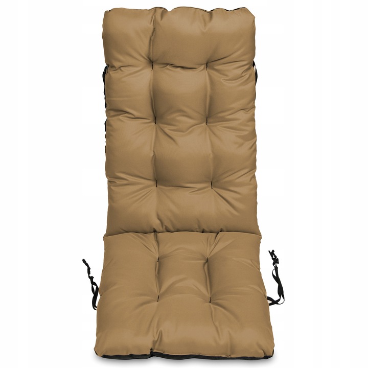 PODUSZKA NA KRZESŁO LEŻAK poduszka NA FOTEL OGRODOWY 48x48x75 beżowa