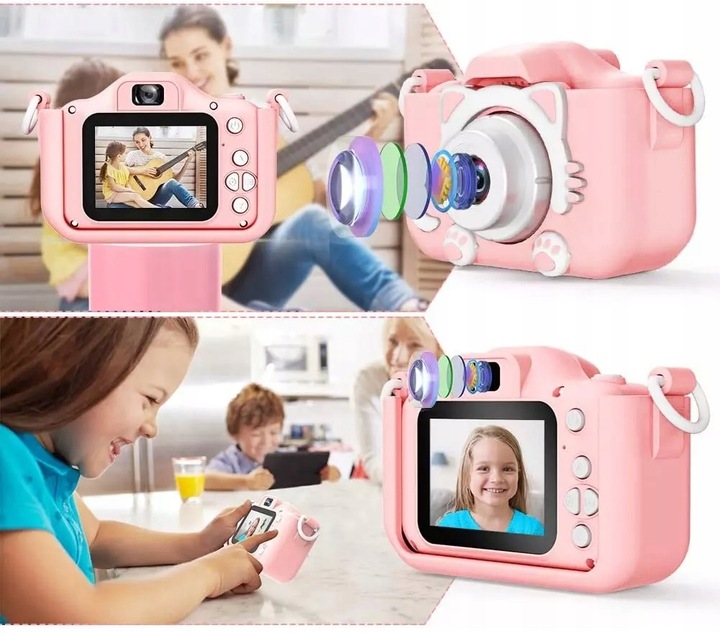APARAT CYFROWY FHD DLA DZIECI 40mp1080p selfie PL