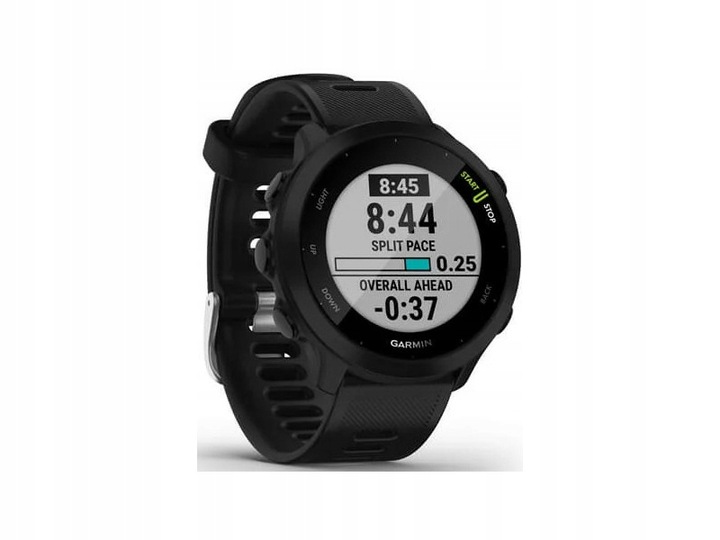 Czarny Zegarek sportowy GARMIN Forerunner 55 GPS