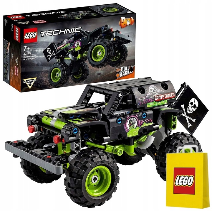 LEGO TECHNICS 42118 MONSTER JAM GRAVE DIGGER TRUCK