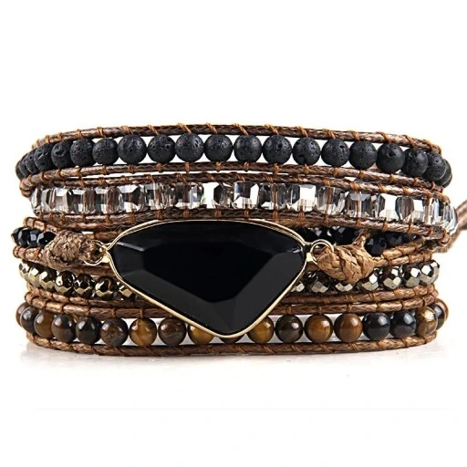 Bransoletka Kamień Onyks Tygrysie Oko