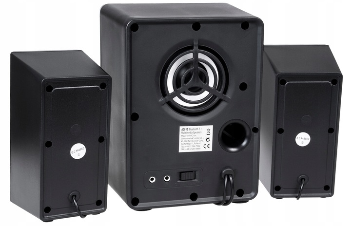 GŁOŚNIKI KOMPUTEROWE 2.1 280W Bluetooth USB SD FM JACK LED Audiocore AC910