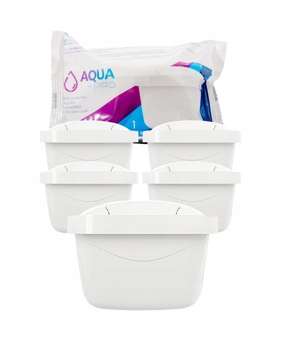 6szt. Wkład filtrujący do dzbanka AQUA+PRO Filtr do wody Dafi Brita Maxtra