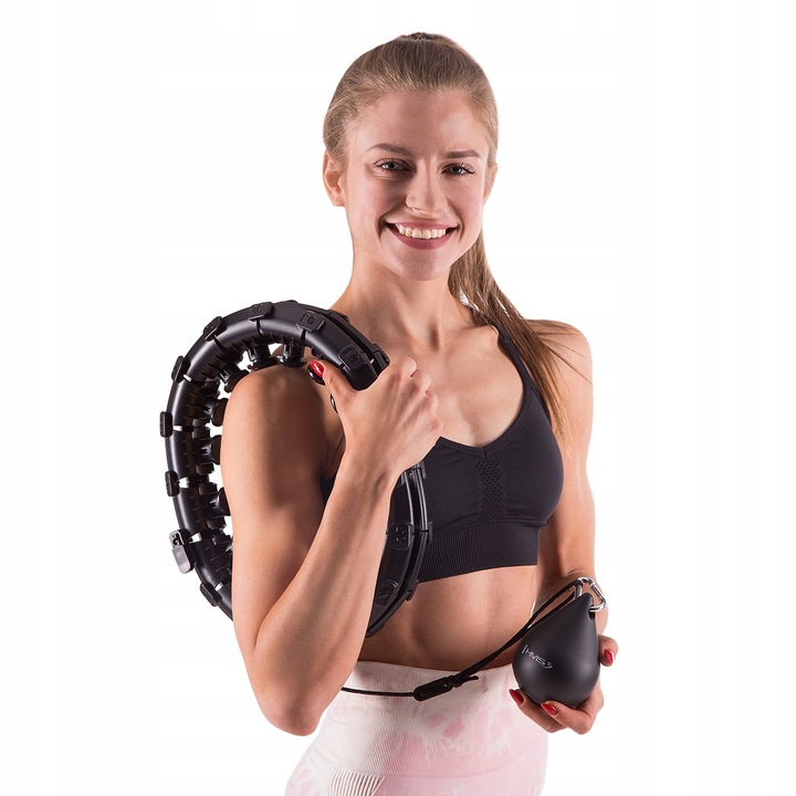 HULA HOP ODCHUDZAJĄCE Z WYPUSTKAMI OBCIĄŻNIKIEM REGULOWANE PLUS SIZE