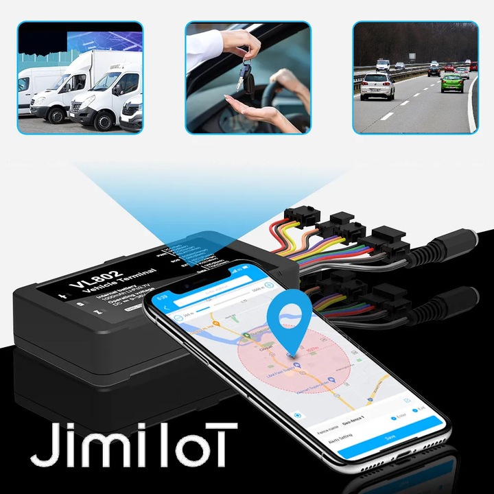 Lokalizator GPS LBS 4G Odcięcie Zapłonu Paliwa IP65 z Serwisem Tracksolid