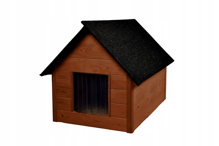 Buda dla Psa Ocieplana Dwuspadowy Dach wym zewn 101 x 69 x 70 CM