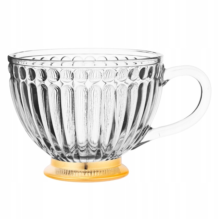 Filiżanki do kawy szklane zestaw filiżanek Altom Design Lily 430 ml 6 sztuk