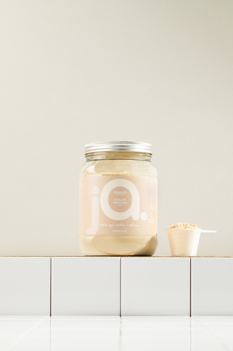 Odżywka białkowa białko wegańskie Foods by Ann proszek 500 g smak waniliowy