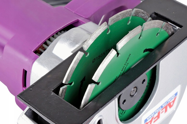 BRUZDOWNICA ELEKTRYCZNA DO BETONU FREZARKA ZESTAW NARZEDZIA TARCZE 3100 W