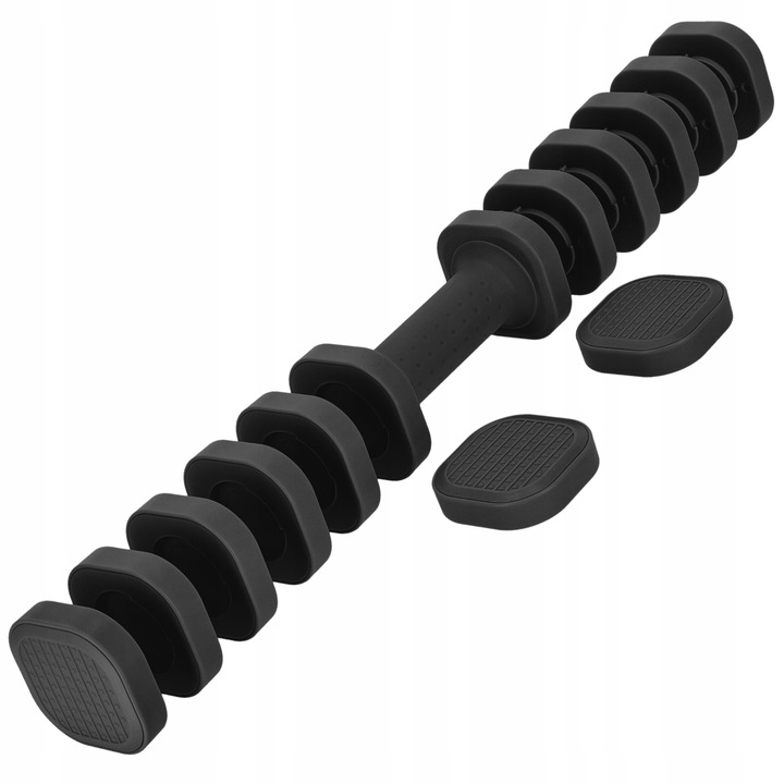 HANTELKI HANTLE CIĘŻARKI REWGULOWANE 4w1 ZESTAW DO ĆWICZEŃ FITNESS 2x2,27kg