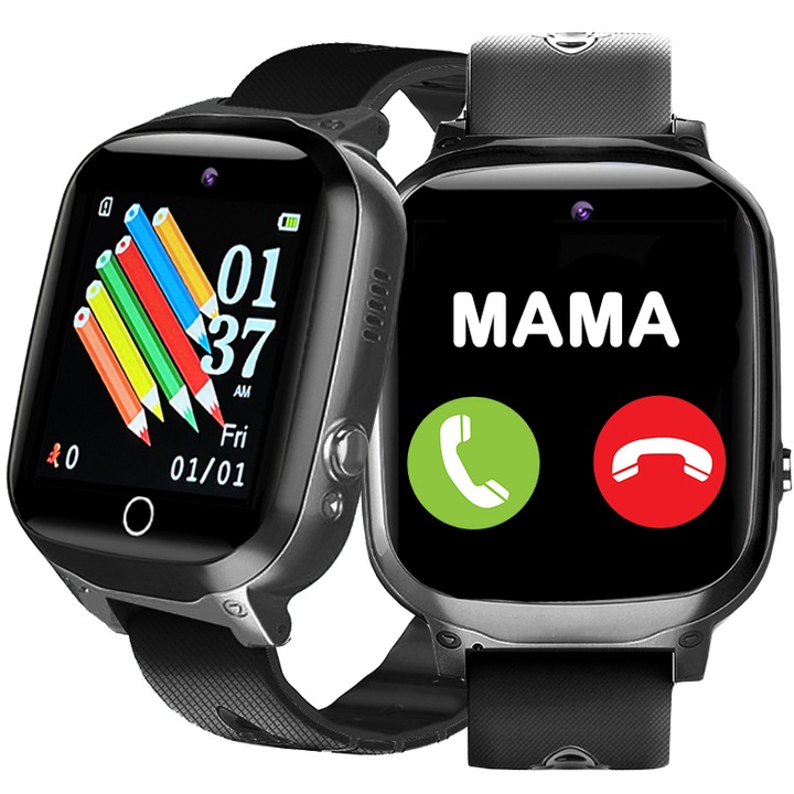 SMARTWATCH ZEGAREK DLA DZIECKA ROZMOWY MIEJSCE NA SIM APARAT GRY MENU PL