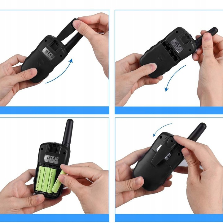 SHONA T388 WALKIE TALKIE 2 szt dla dzieci 10 tonów latarka VOX