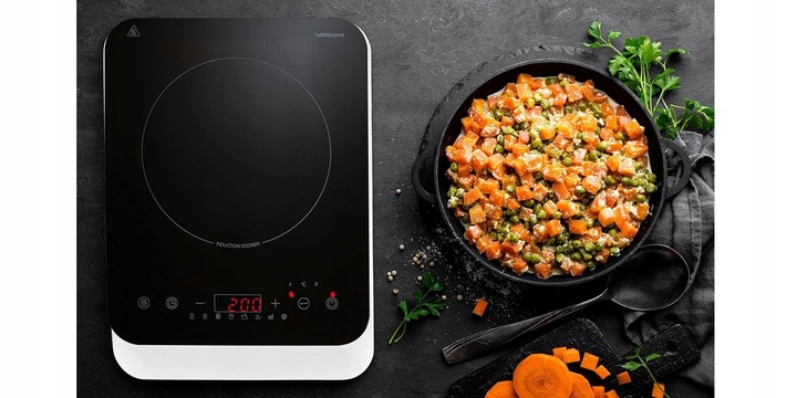 PRZENOŚNA KUCHENKA INDUKCYJNA MD18490 2000W TIMER 8 PROGRAMÓW