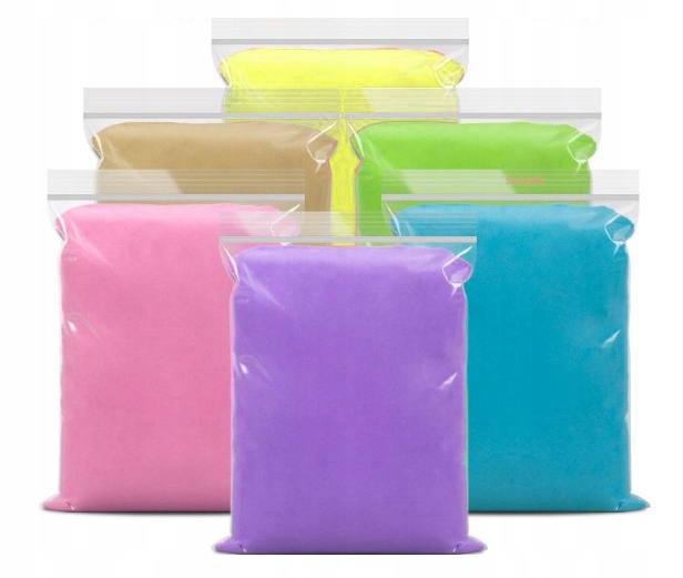 Piasek kinetyczny 3kg ZESTAW NAJWIĘKSZY 115 ELEMENTÓW kolorowy pompka basen