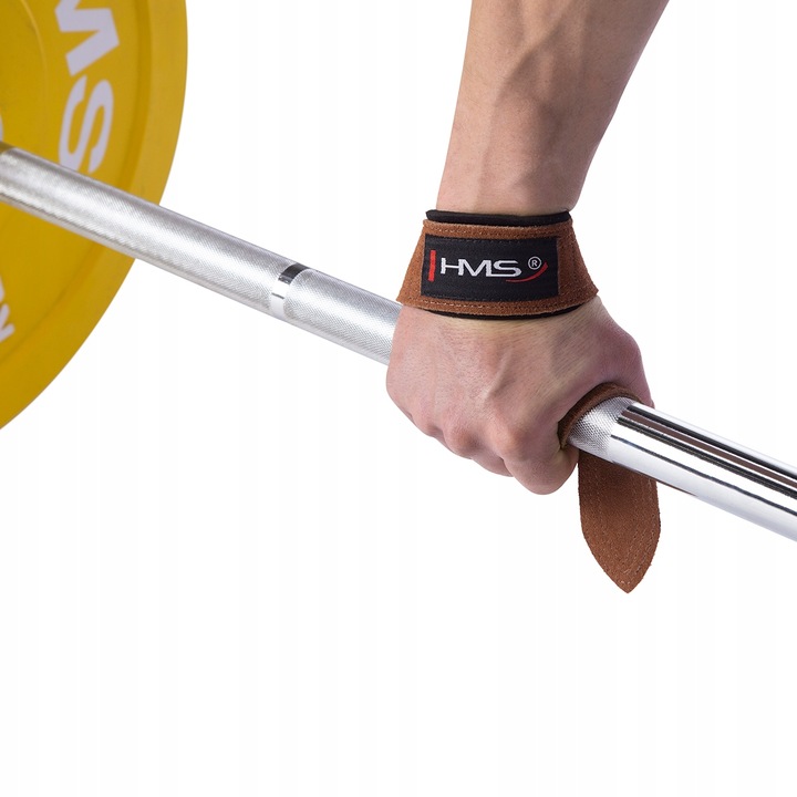 Paski treningowe na nadgarstki do podnoszenia sztangi martwego ciągu HMS