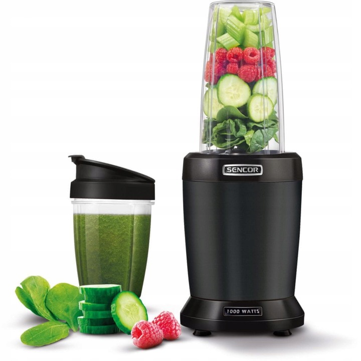 Nutri Blender Tritan Sencor SNB4303BK 6 NOŻY 1000W