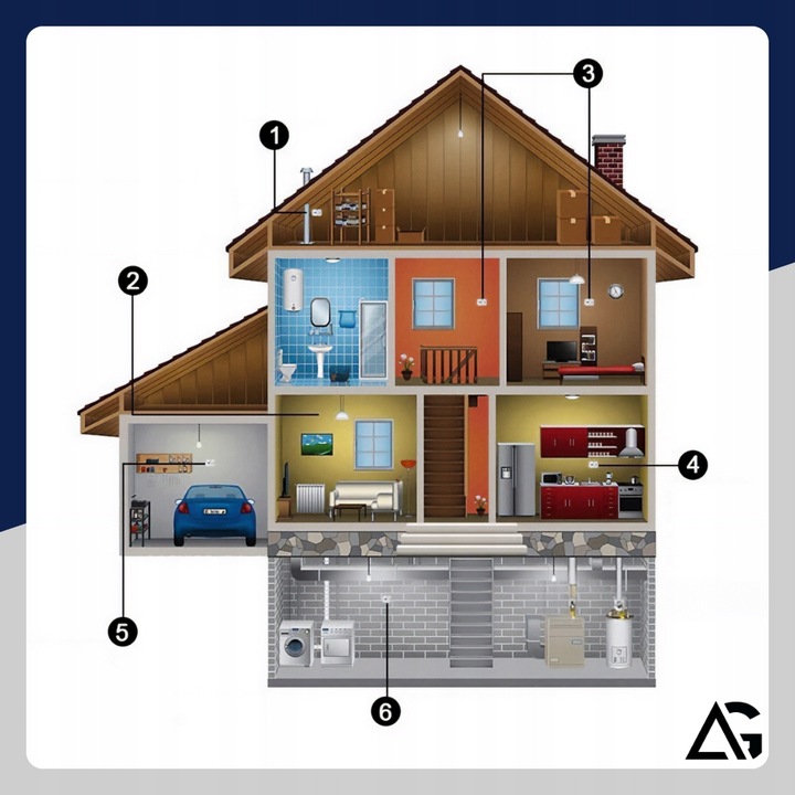 CZUJNIK CZADU GAZU WYKRYWACZ DETEKTOR TLENKU WĘGLA BEZPRZEWODOWY LCD ALARM